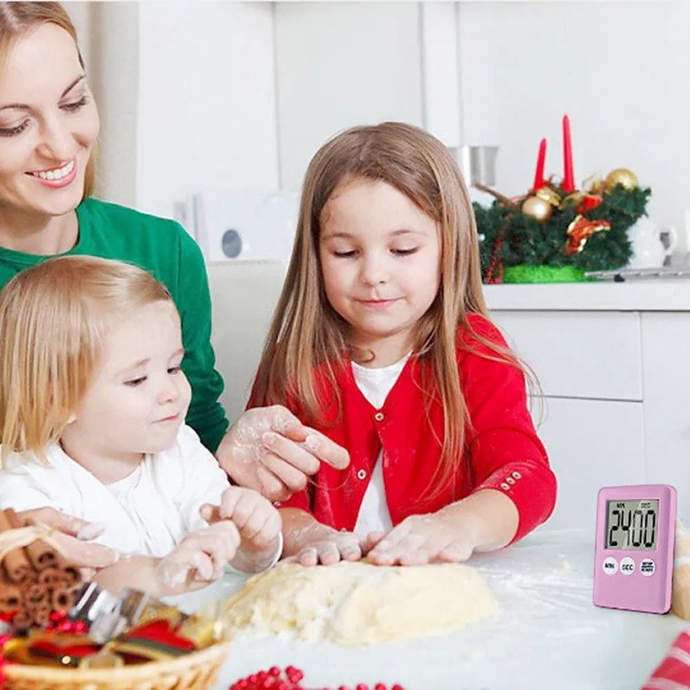 Кухня Таймер 100 минут с большим цифровым ЖК экраном для Пособия по кулинарии