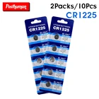 Литий-ионный аккумулятор CR1225 LM1225 BR1225 ECR1225 KCR1225, 10 шт.