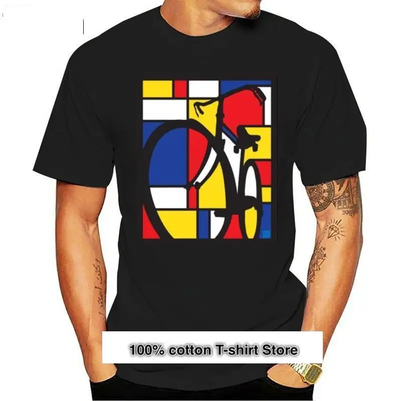 

Camiseta de ciclismo Mondrian para hombre, camiseta de muchos colores, Gift de sedrive, camiseta a Индивидуальный
