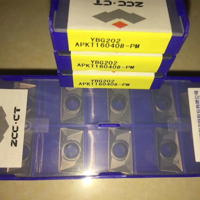 Режущий нож ZCC.CT про APKT160408-PM YBG102 / YBG202 YBG205 ЧПУ карбдная Вставка 10 шт./кор. |