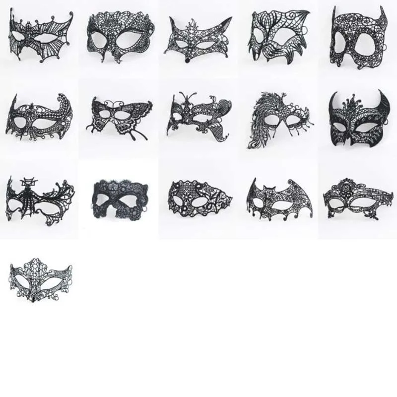 1 шт Женская кружевная маска на глаза Венеция карнавальные принадлежности