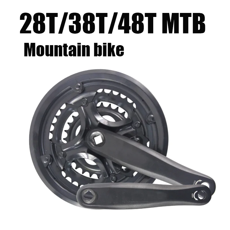 MTB Road bike 42T 34T 24T/48T 38T 28T Тройная цепь кольцо колесо и кривошипная рукоятка 170 мм