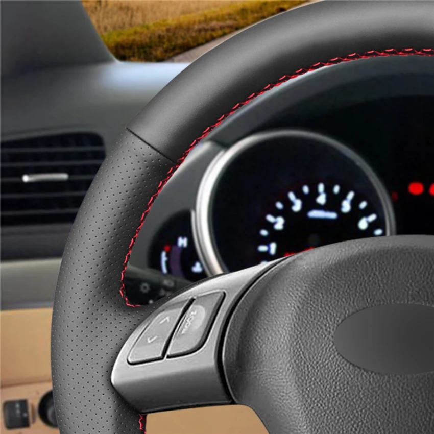 MEWANT черная искусственная кожа фотосессия для Subaru B9 Tribeca 2006 2007 2014|car steering wheel