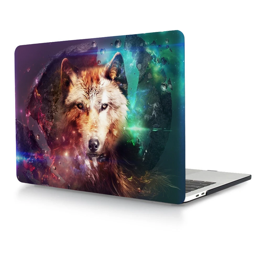 Чехол HRH из твердого поликарбоната с изображением мультяшных животных защитный