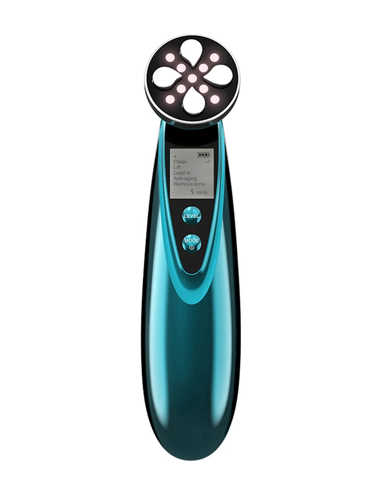 

RF radio frequency Beauty InstrumentEMS color light iontophoresis home cleansing instrument ultrasonic vibration frequency