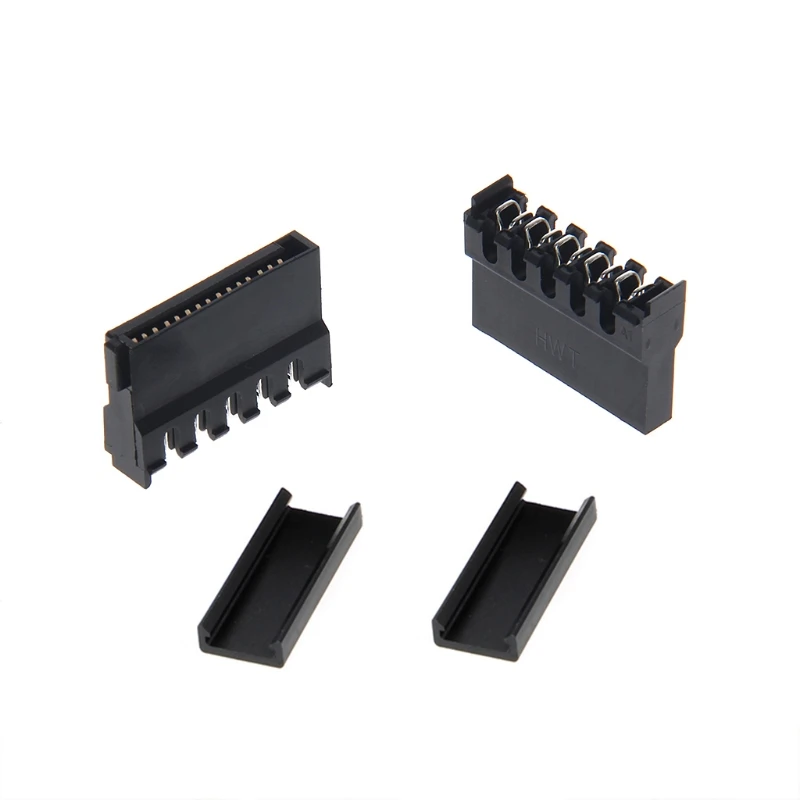 

2021 New 30 Pcs 180°/90° Sata Power Pierce Type Female Connector For PC Computer ATX