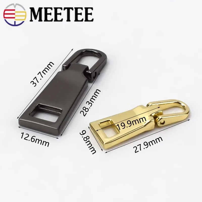 Meetee Мода 3 #5 # металлическая застежка молния съемник куртка на молнии Ремонтный