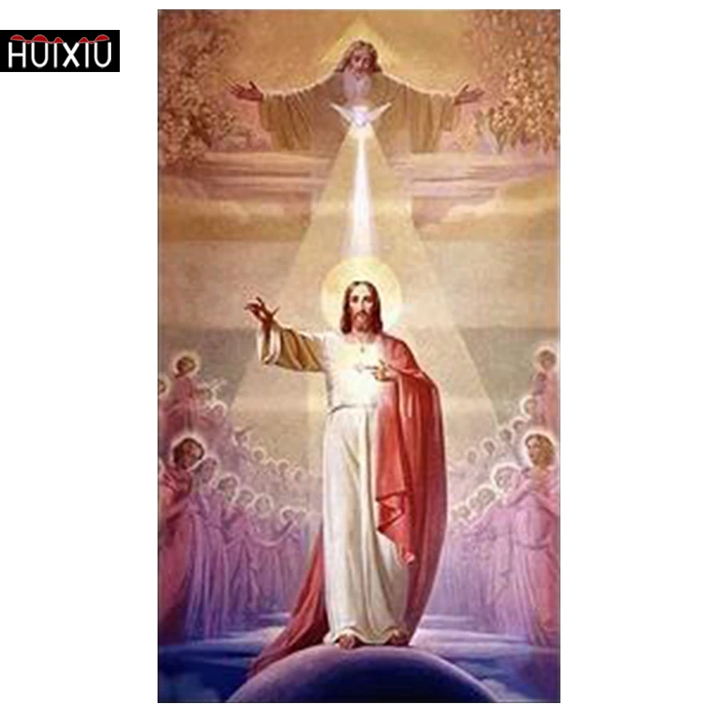 

DIY 5D Sale Diamond Embroidery, Mosaic, Jesus Christ, American And European Style, Full, Big Scenery Painting Cross Stitch