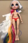 Шарнирное передвижное белое Радужное Тело 16, фигурка куклы, детская, самодельная, одевающаяся, коричневая кукла, игрушки, 26 см высотой, для модных головок сестры