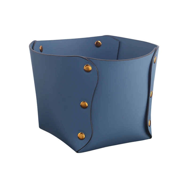 

Home Storage Box Simple Versatile Leather Desktop Wardrobe Sock Storage Box Doll Wool Ball Storage Basket Decoration Accessories