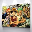 Картина One Piece Movie красочная Картина на холсте, современный домашний декор комнаты