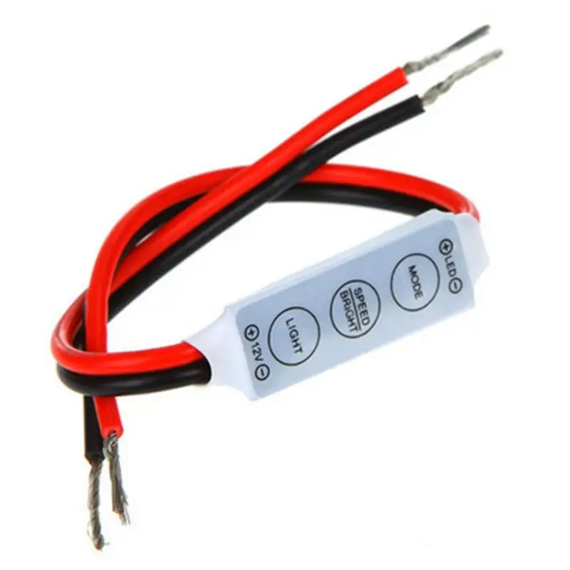 

Wireless Remote Dimmer Lights LED Strip Light Controller LED Strip Controller Dimmer Controller Switch On/Off Mini String