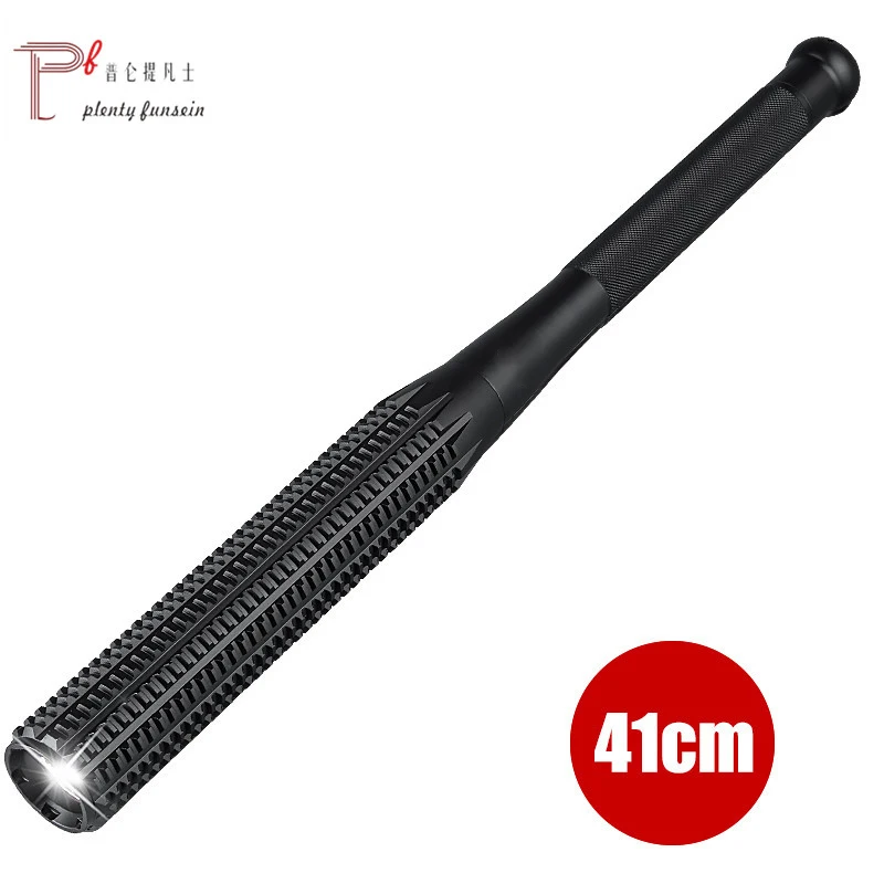 41cm Mace shape Светодиодный фонарик в виде бейсбольной биты 450 люменов, супер яркий жезл, фонарь для аварийной ситуации и самообороны, фонарь светильник, лампа - Испускаемый цвет: 41cm Mace shape