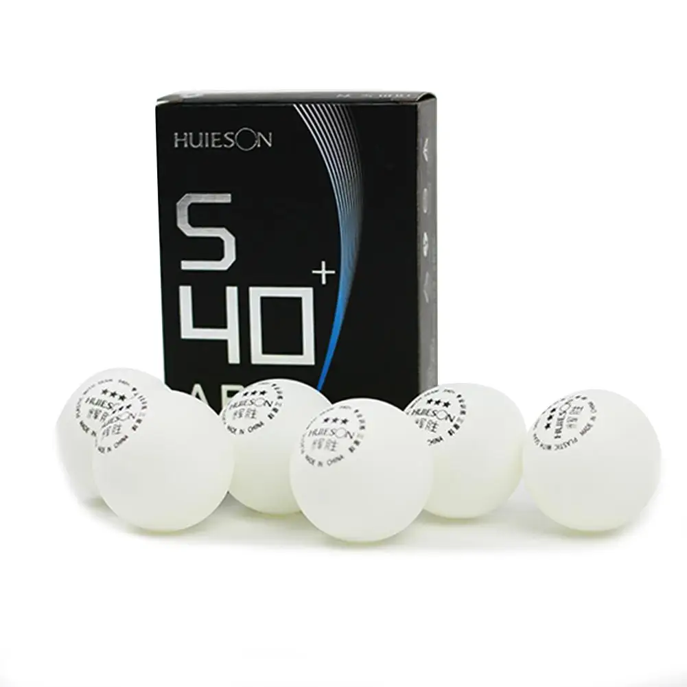 

6pcs/pack 3 Star Professional Table Tennis Balls ABS Material Seamless Plastic Ping pong Ball 40mm Training Competition Balls