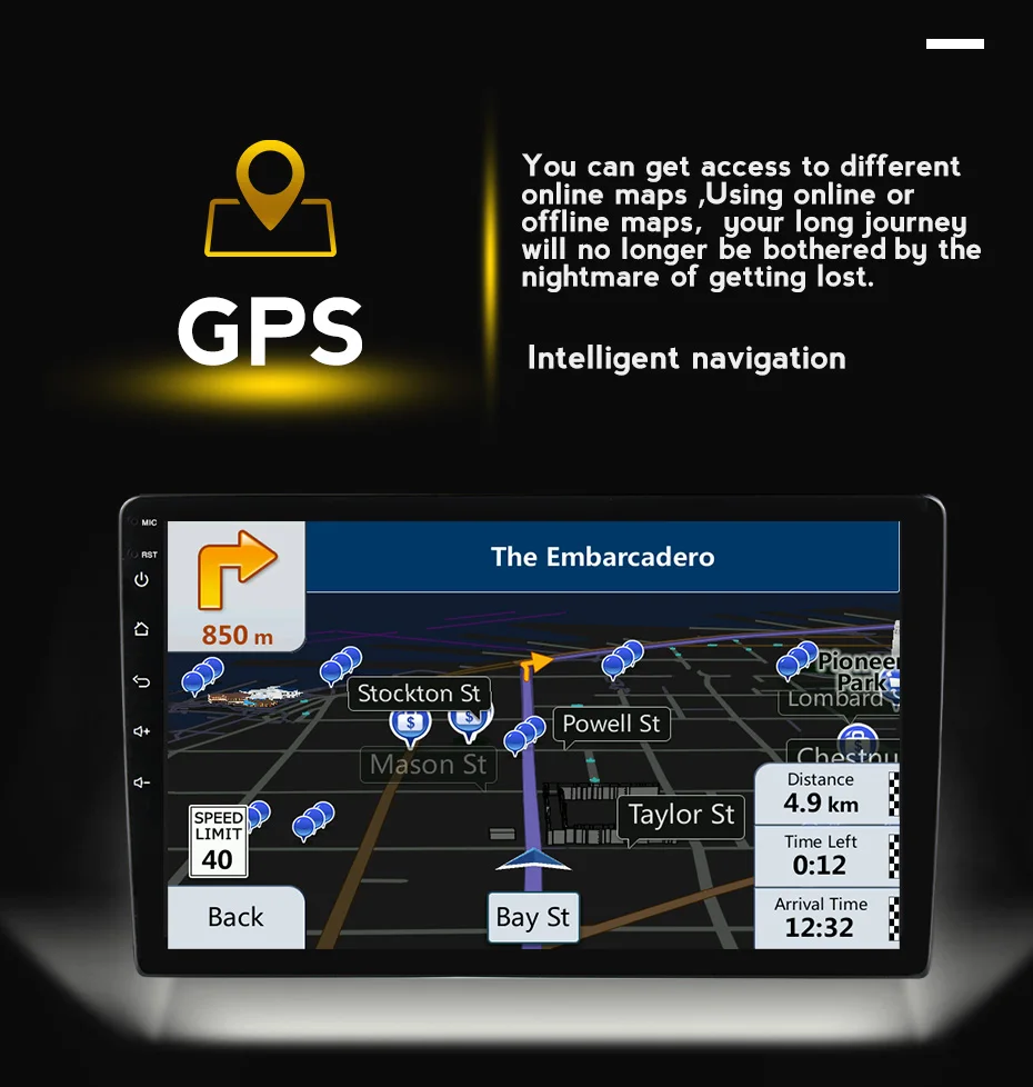 Автомобильный мультимедийный проигрыватель плеер на Android 11 с GPS для Nissan Teana Altima 2008
