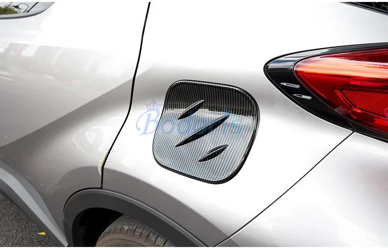 Для Toyota C-HR CHR C HR 2016 2017 2018 углеродное волокно цвет топливный бак крышка газовый