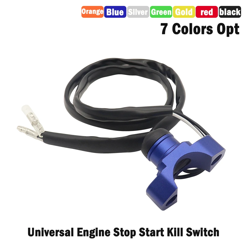 

Universal Motorcycle Start Horn Kill Off Stop Switch Button Motorbike Accessories For Yamaha Honda Kawasaki YZ YZF CRF CR WR
