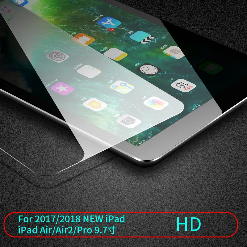 HD-9.7 9H Защита экрана для iPad Mini 1 2 3 4 5 Закаленное стекло для iPad Air3 Pro 10,5 Защита экрана для iPad Air 2 Air1 Pro 9,7 - Цвет: HD-9.7