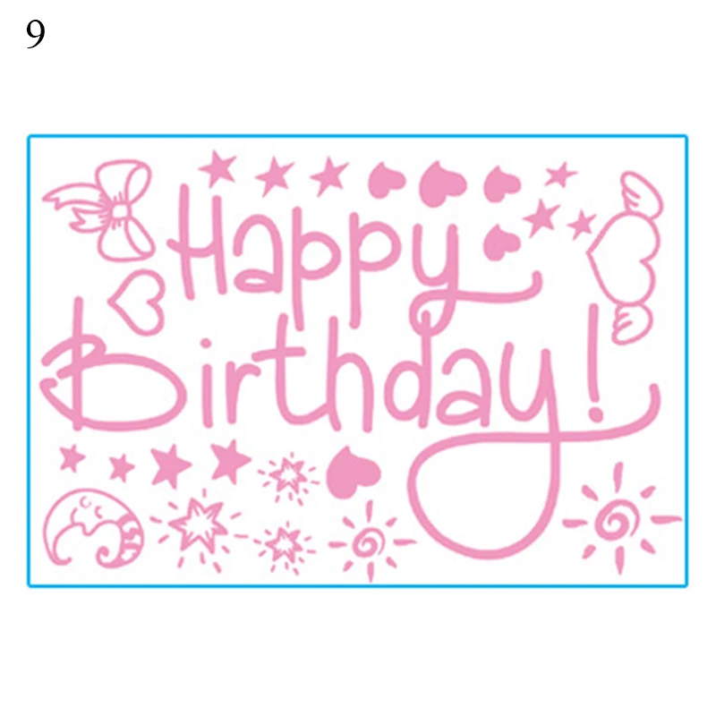 Креативная прозрачная наклейка с надписью и воздушным шаром Настенная Наклейка