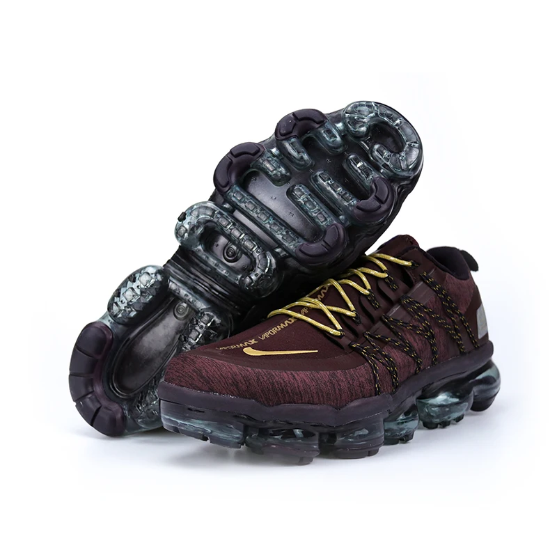 Аутентичные мужские кроссовки для бега от фирмы Nike AIR VAPORMAX; новые цветные кроссовки для бега; модная дизайнерская обувь; AQ8810