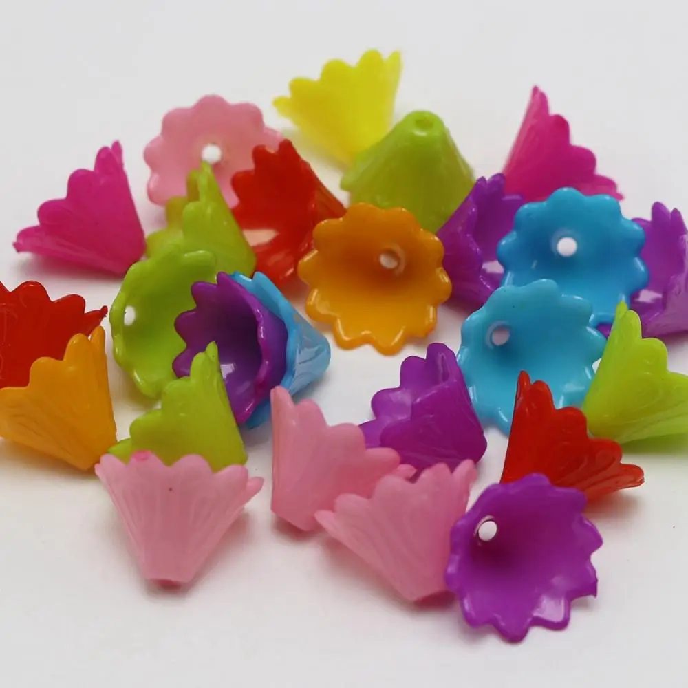 200 шт. смешанные цвета жевательной резинки акриловые бусины для Утренней славы