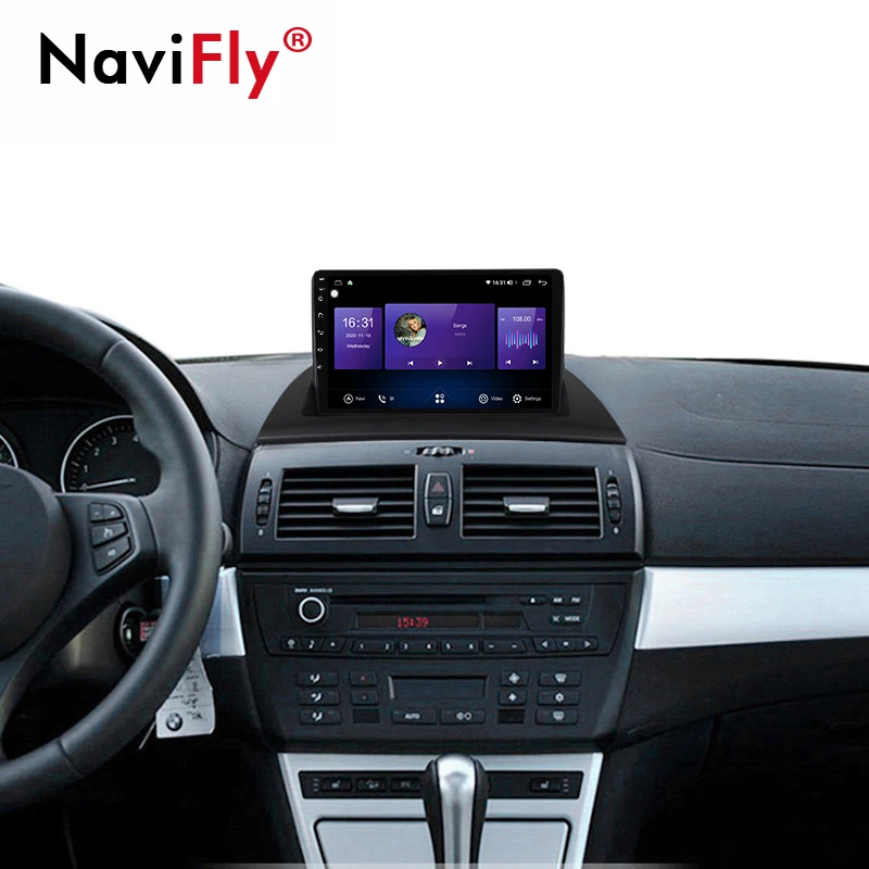 NaviFly 7862C для BMW X3 E83 2004 - 2012 Android 10 API 29 RDS DSP DAB ADAS DVR Автомобильный мультимедийный плеер