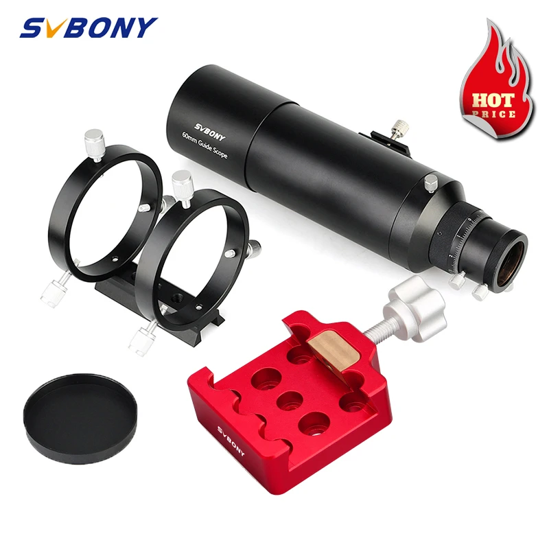 SVBONY телескопическая направляющая скап/Finder Scope Compact Deluxe w/1 25 "Двойная спиральная