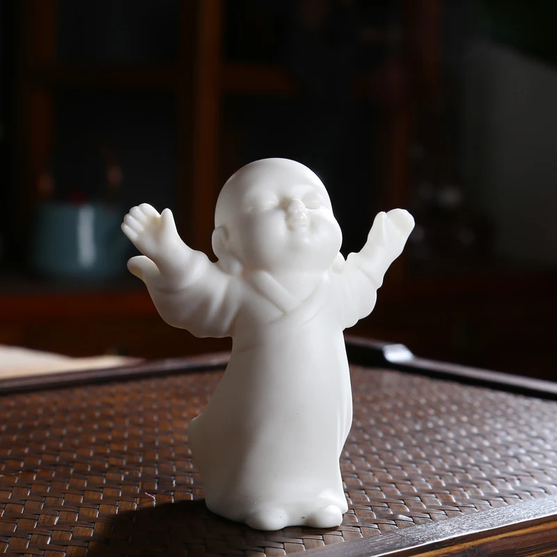 Керамическая статуя Suet из нефрита для чайной церемонии | Дом и сад