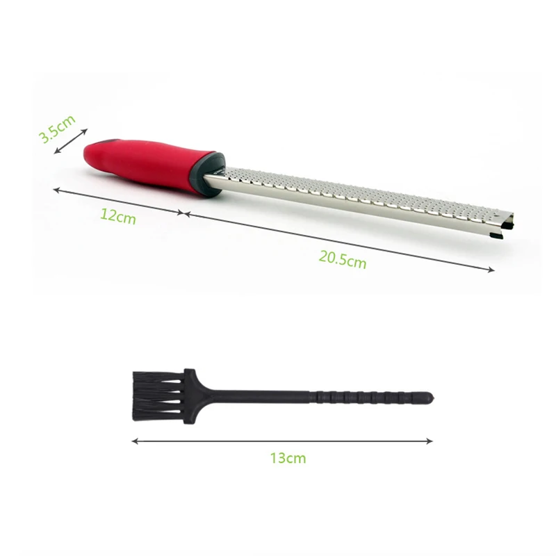 Цитрусовый лимон Zester Терка пластиковая крышка измельчитель шоколада фруктов