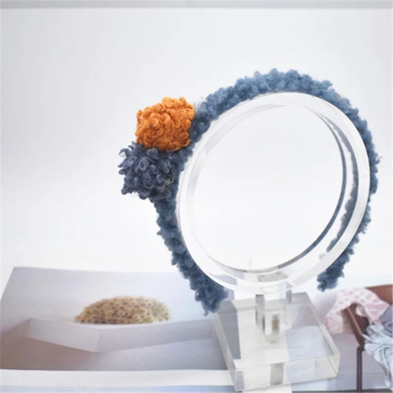 Детская милая повязка для волос нескользящая заколка в южнокорейском стиле