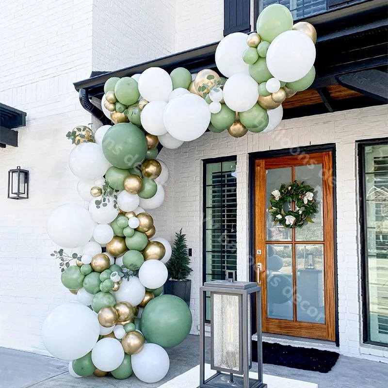 

Воздушные шары-гирлянды арочный комплект Цвет шар набор «сделай сам» для авокадо Зеленый одежда для свадьбы, дня рождения Baby Shower Свадебные ...