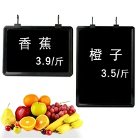 a5a4 supermarket price tag sign frame fruit and vegetable price tag shelf hanging label holder 10pcs