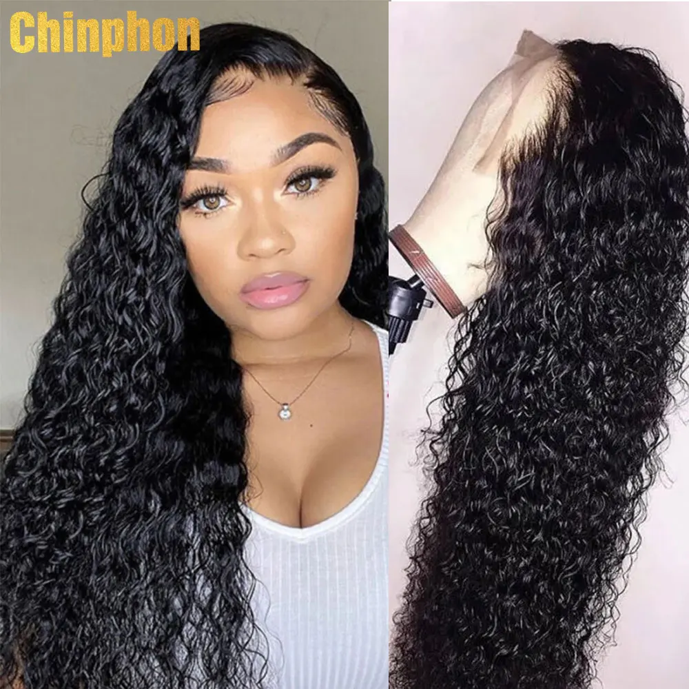 

Curly Lace Front Wig Preplucked With Baby Hair 13x4 Lace Frontal Human Hair Wigs For Black Woman Brazilian Remy Lace Wigs 150%