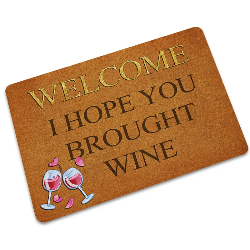 Здравствуйте буквы печатные дверные маты на открытом воздухе Добро пожаловать