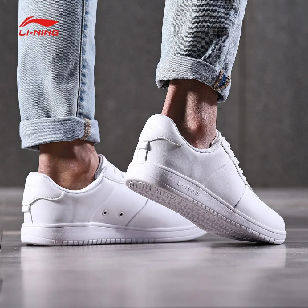 Li-Ning Для мужчин SUPERWAVE прогулочная обувь для отдыха, светильник Вес носимых подкладка комфорт классические кроссовки спортивная обувь AGCN077 SJFM18