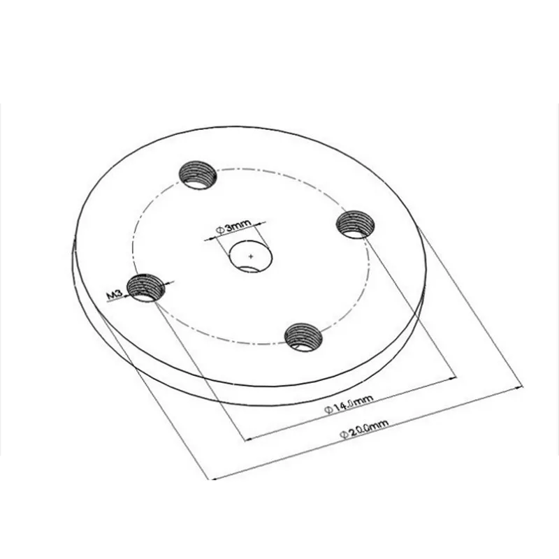 Официальный iSmaring 25T металлический сервогудок робот рука круглый тип диск металл