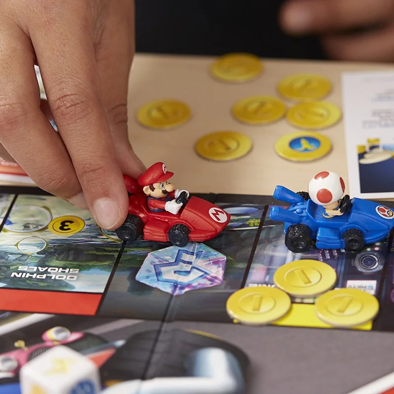 Hasbro Games Монополия Super Mario Kart Настольные игры для мультиплеера взрослые Семейные