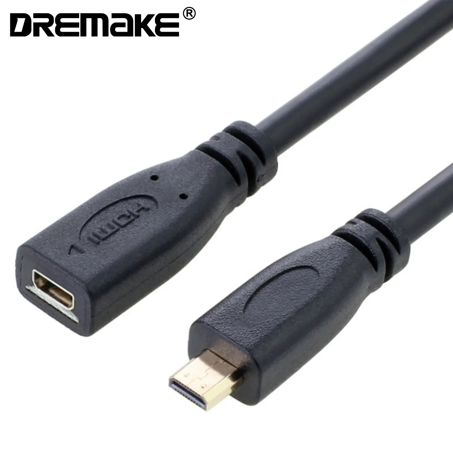 Микро HDMI совместимый кабель переходник штырь гнездо для камеры|Кабели HDMI| |