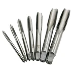 5 шт.компл.-7 шт.компл. подшипник стальной конический HSS M3-M12 станок спиральная точка прямой рифленый винт Резьба ручной кран дрель набор инструментов