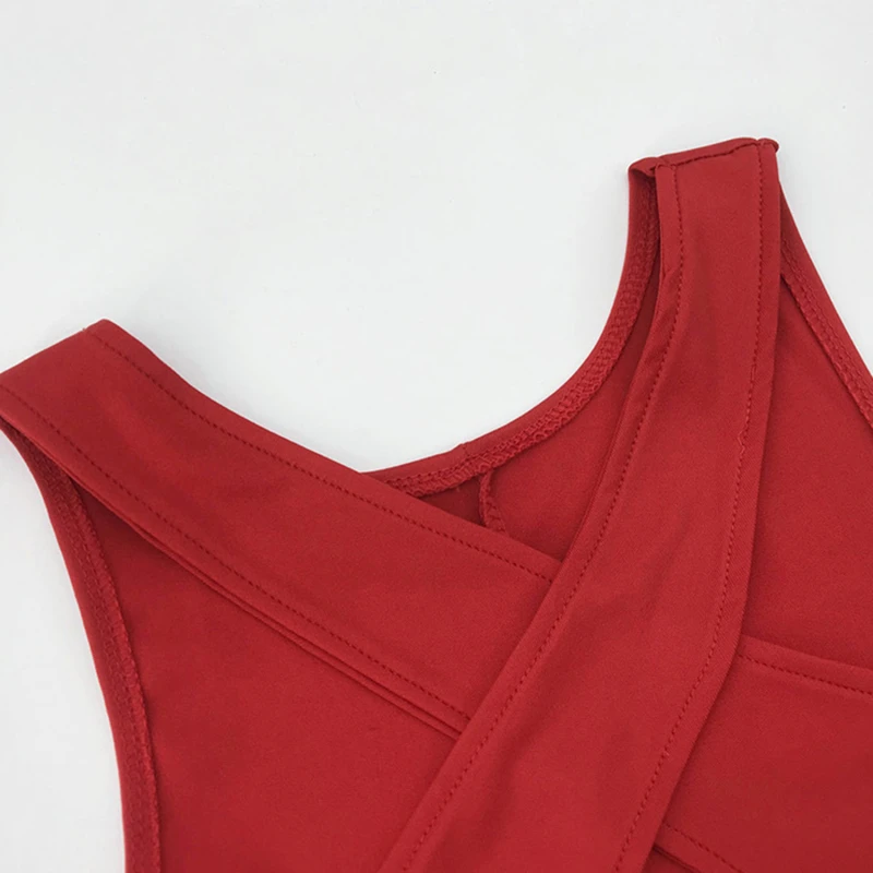 

Sexy Women Summer Solid Color Pencil Dress for Party Night Club Hollow Out Design Halter Sleeveless V-Neck Slim Hips Mini Dress