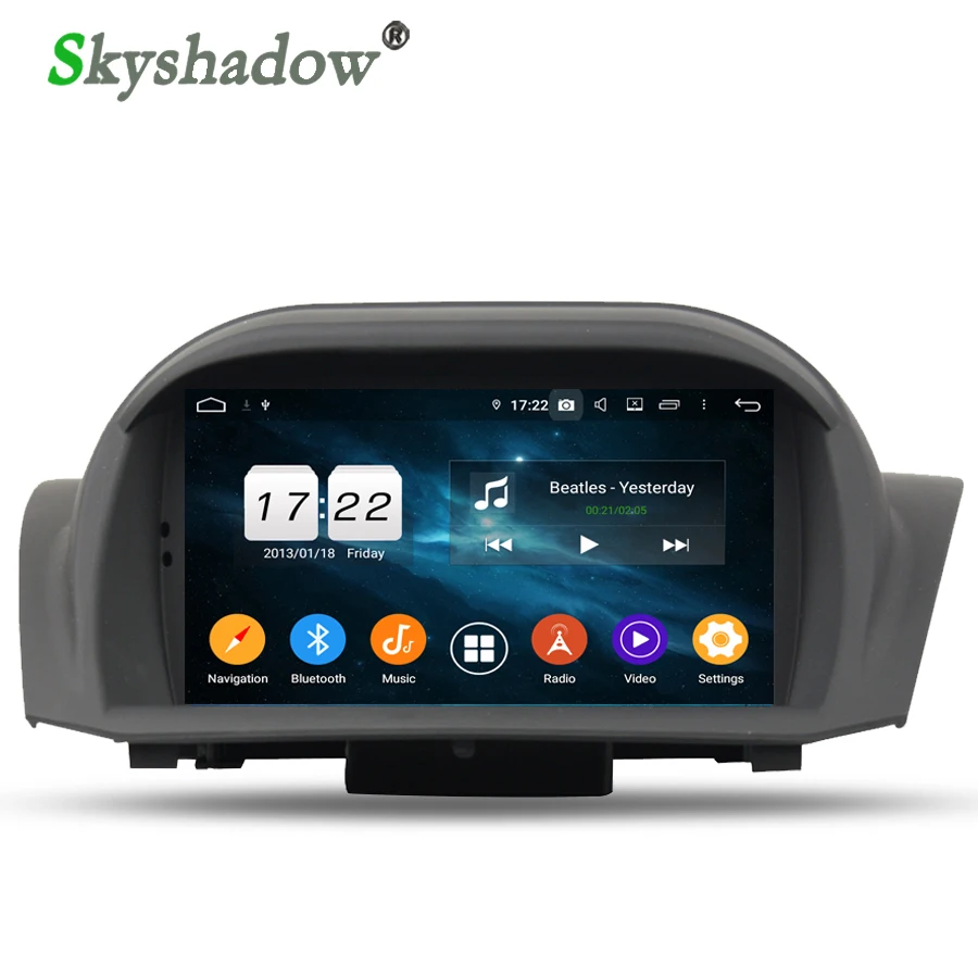 DSP ips Android 9 0 8 Core 4G 32 ГБ Автомобильный мультимедийный DVD радио плеер gps карта RDS Wi Fi