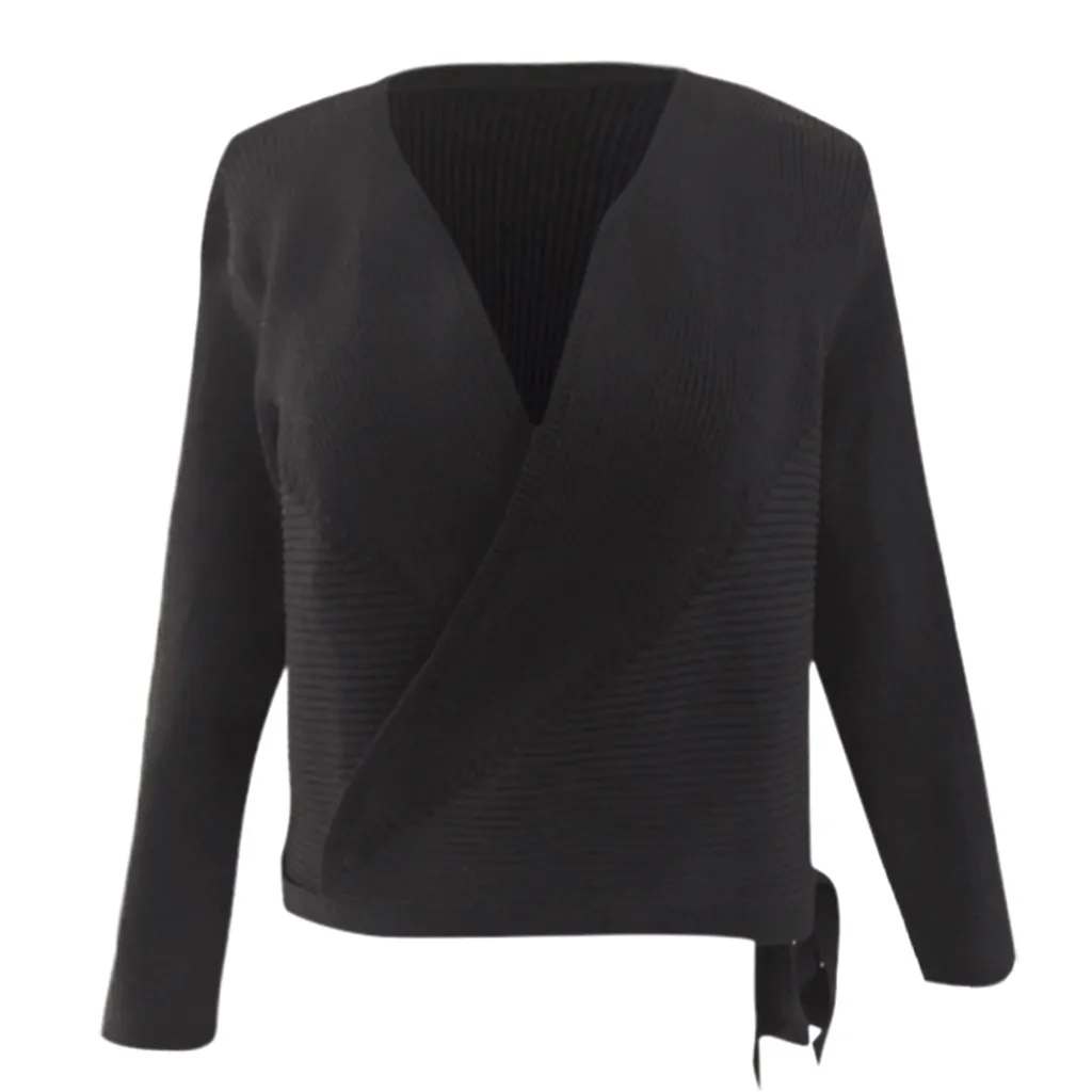 Womens Long Sleeve Cat Ears Printed Causal Tops Women Tie up Sweaters And Pullovers sexy Knitted Sweater Femme sueter mujer | Женская