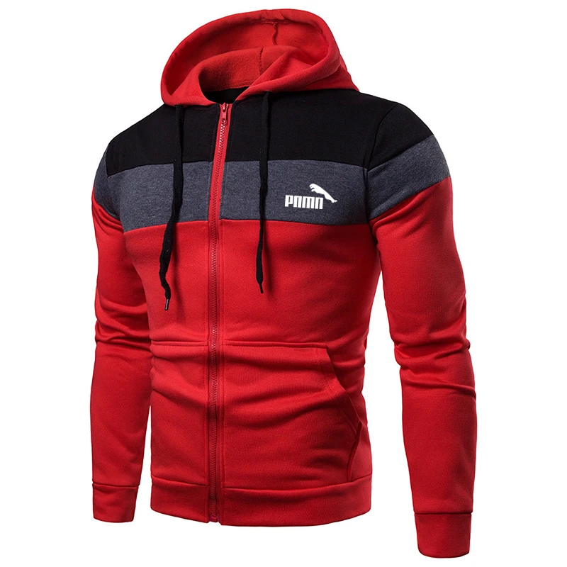 Новые Брендовые мужские толстовки весна осень 2020 повседневные лоскутные кофты