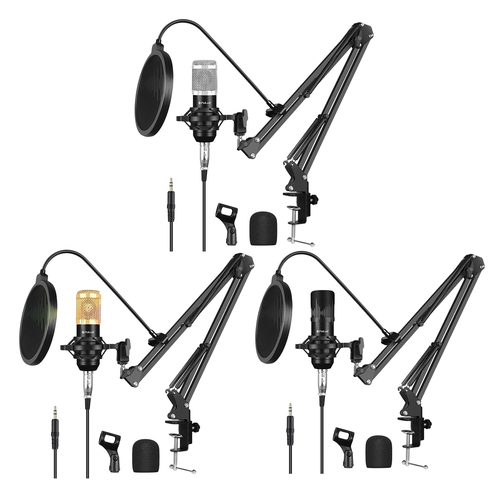 Регулируемая подставка для микрофона с ножничным рычагом радиовещания сцены и