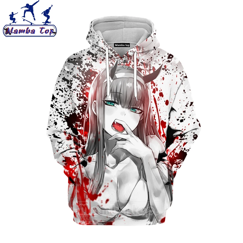 Толстовка Mamba с капюшоном для мужчин и женщин топ в стиле аниме любимый Фране худи
