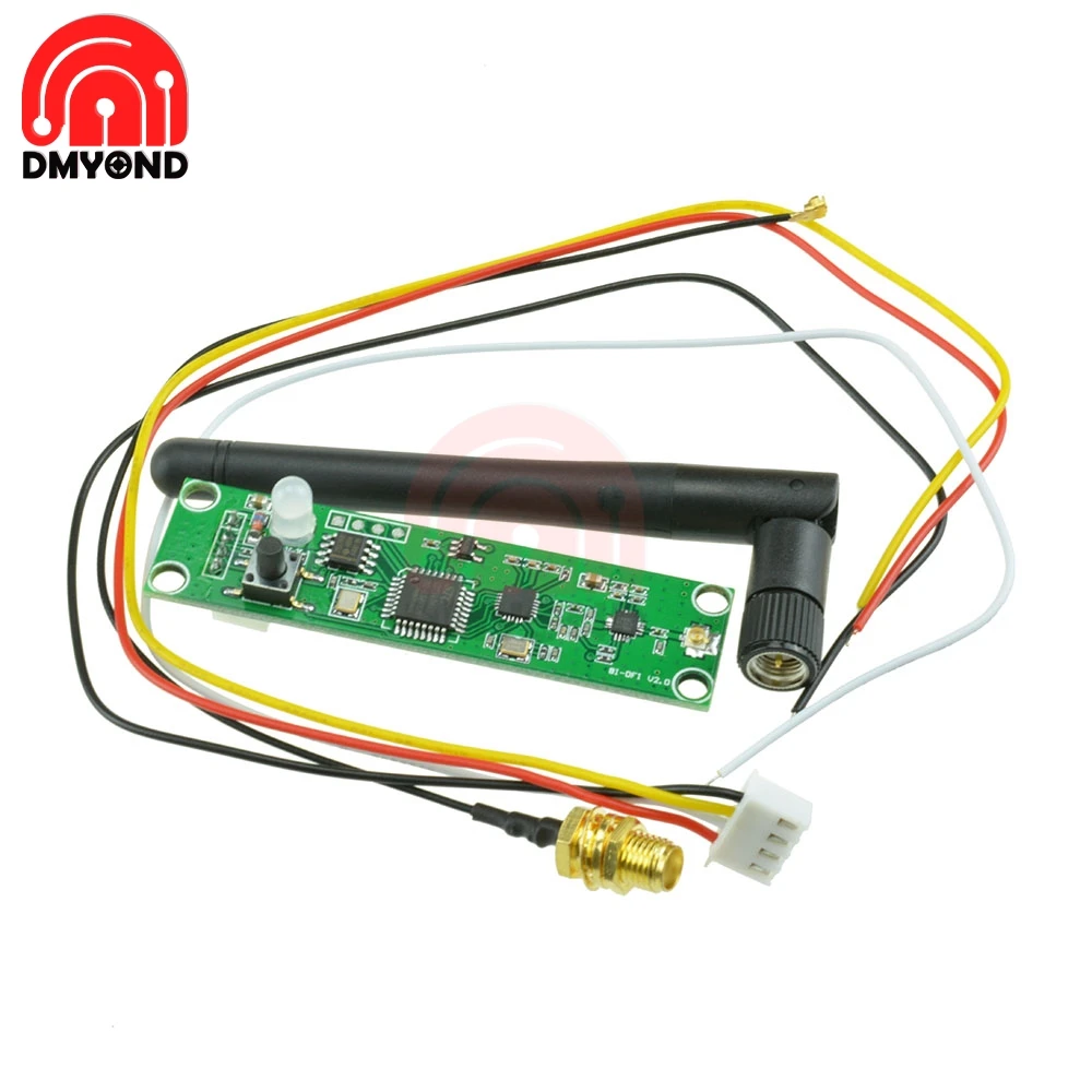

Беспроводной приемник-передатчик DMX512 2,4 ГГц, печатная плата с антенной, светодиодный контроллер, Wi-Fi приемник для сценического освещения, Par ...