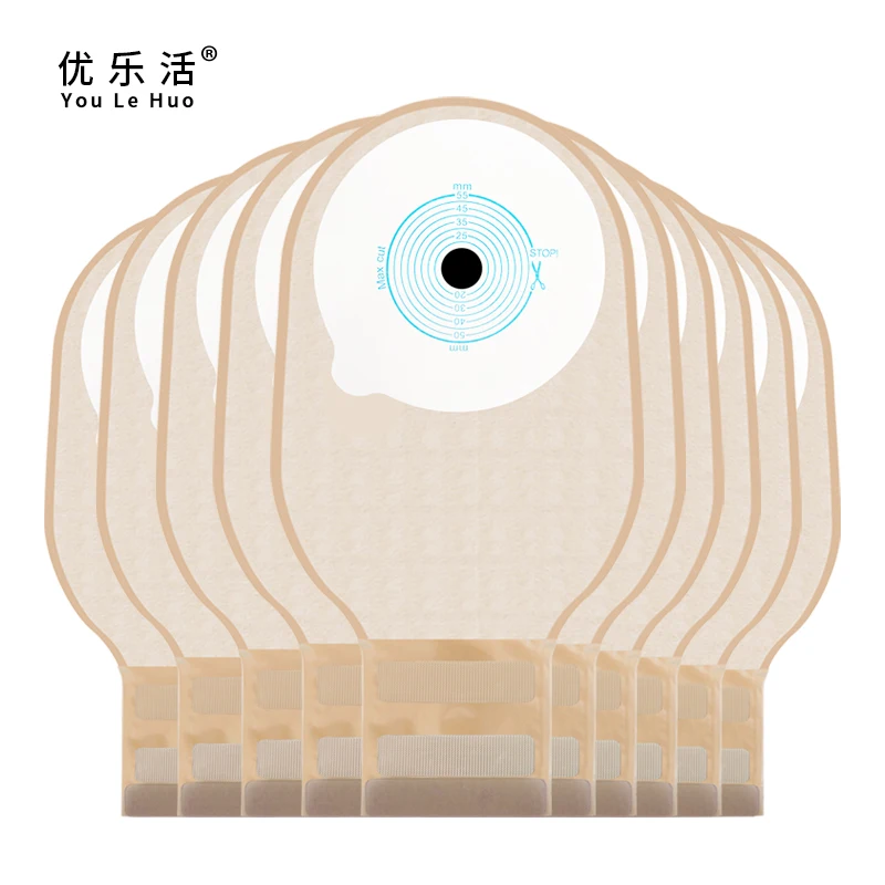 Мешки для колостомии одноразовые 15-55 мм с системой слива и застежкой-липучкой |