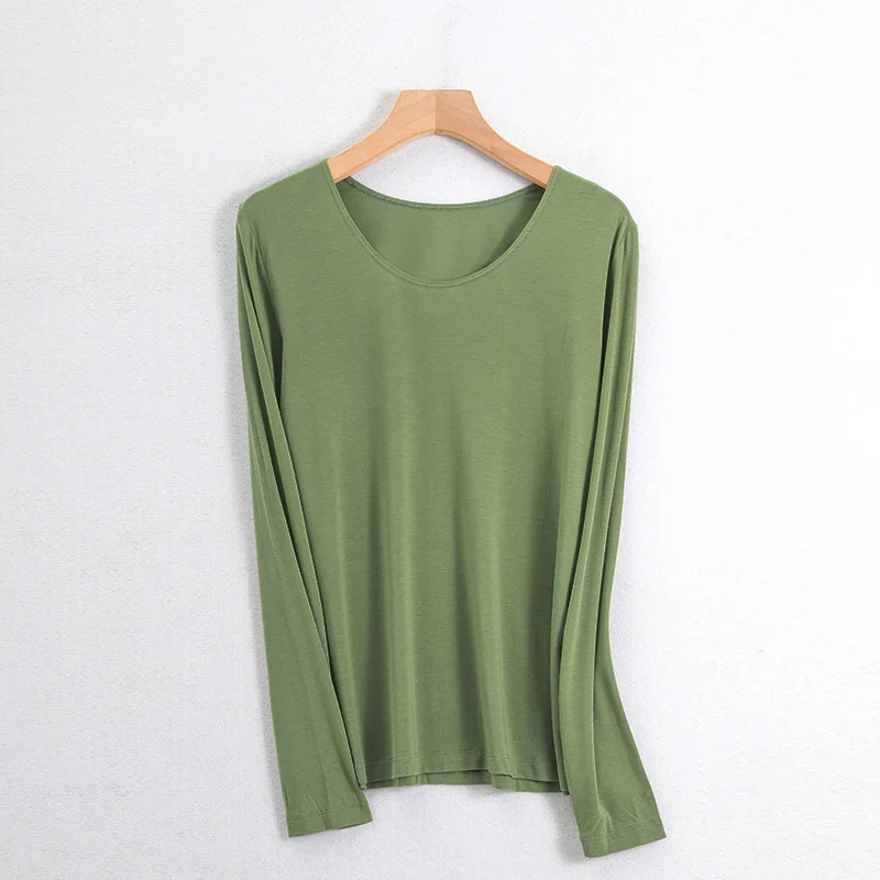 

Women's round neck T-shirt spring and autumn hot new product tops gray
