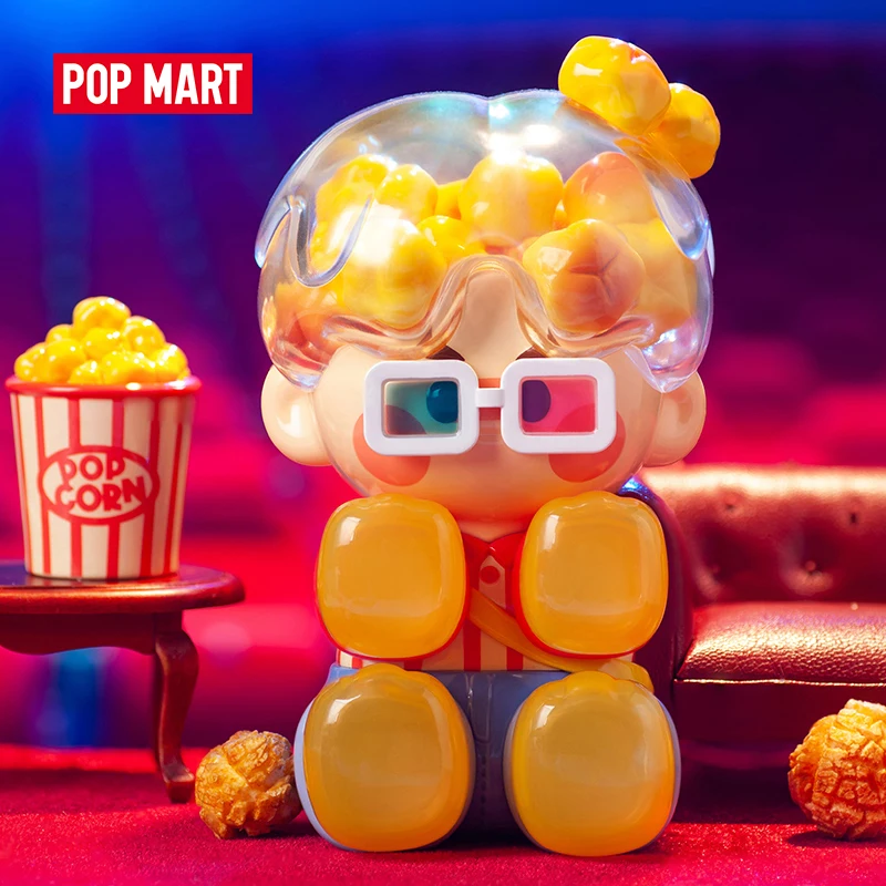 POP MART  PINO JELLY Super Movie Fans Figurine Blind Box Collectible Cute Action Kawaii Toy Figures Birthday Gift Kid Toy