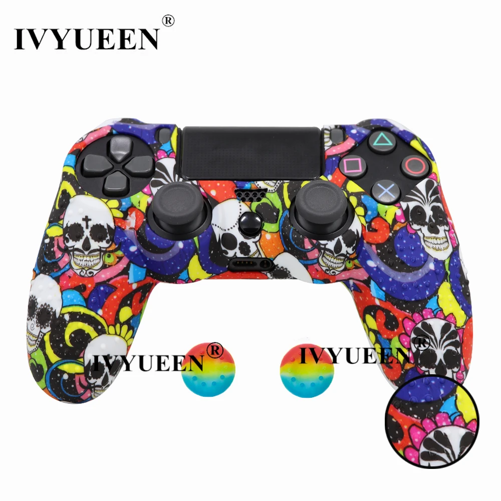 IVYUEEN для playstation 4 PS4 Pro тонкий силиконовый защитный чехол-накладка для Dualshock PS 4